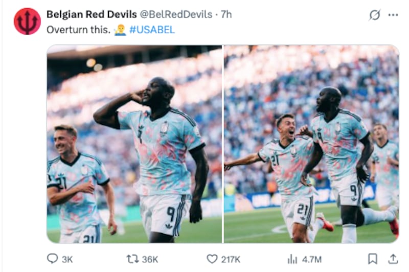 USMNT World Cup defeat reaction to Trump