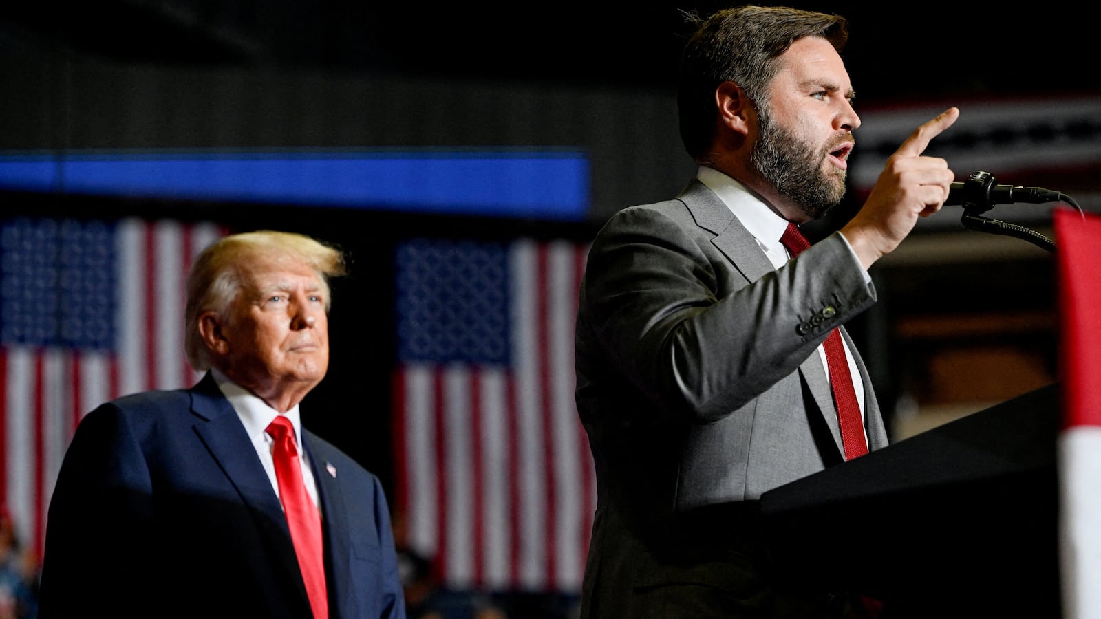 Former President Donald Trump and J.D. Vance