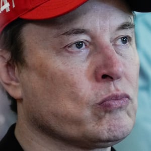 lon Musk attends a Cabinet meeting