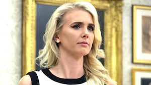 Executive assistant to the president Natalie Harp attends a bill signing in the Oval Office of the White House on February 03, 2026 in Washington, DC. =