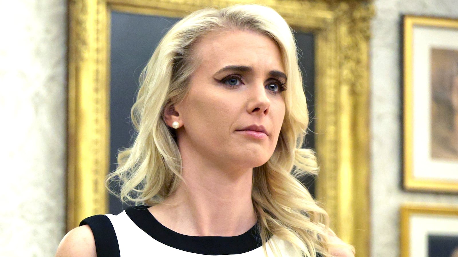 Executive assistant to the president Natalie Harp attends a bill signing in the Oval Office of the White House on February 03, 2026 in Washington, DC. =