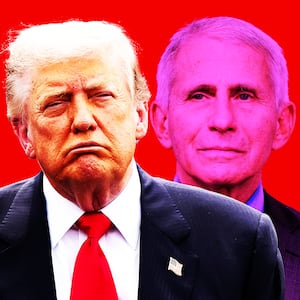Donald Trump, Anthony Fauci photo illustration