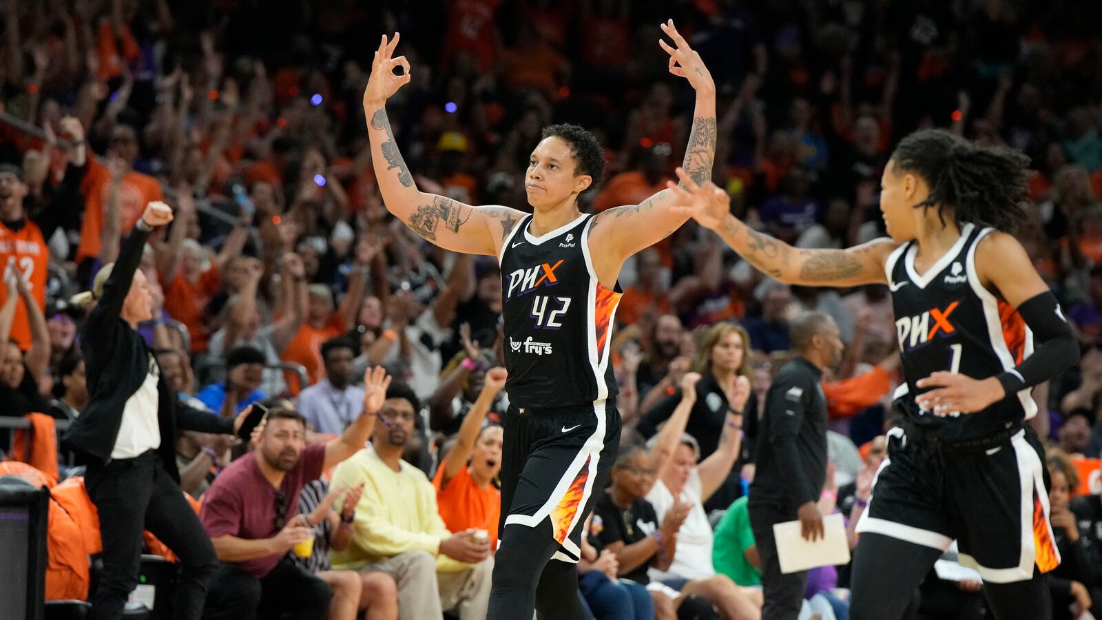 Phoenix Mercury center Brittney Griner