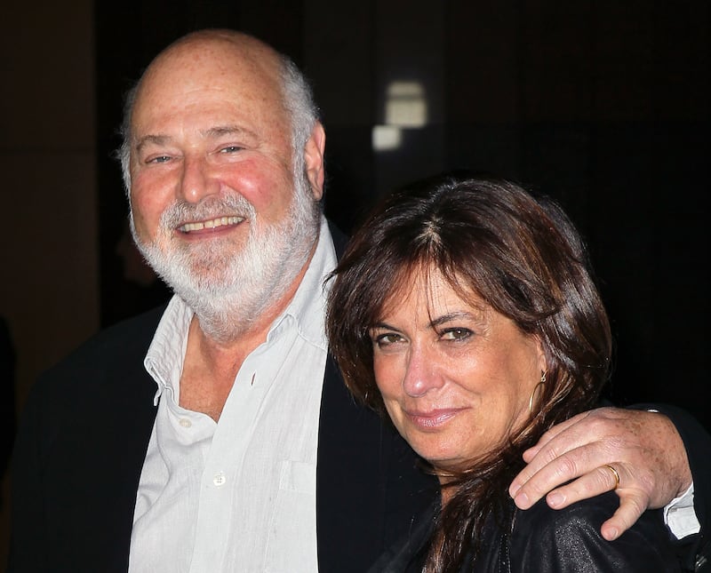 Rob Reiner (L) and wife Michele Singer attend the premiere of "The Magic of Belle Isle" at the Directors Guild of America on June 20, 2012 in Los Angeles, California.