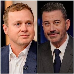Spencer Pratt and Jimmy Kimmel