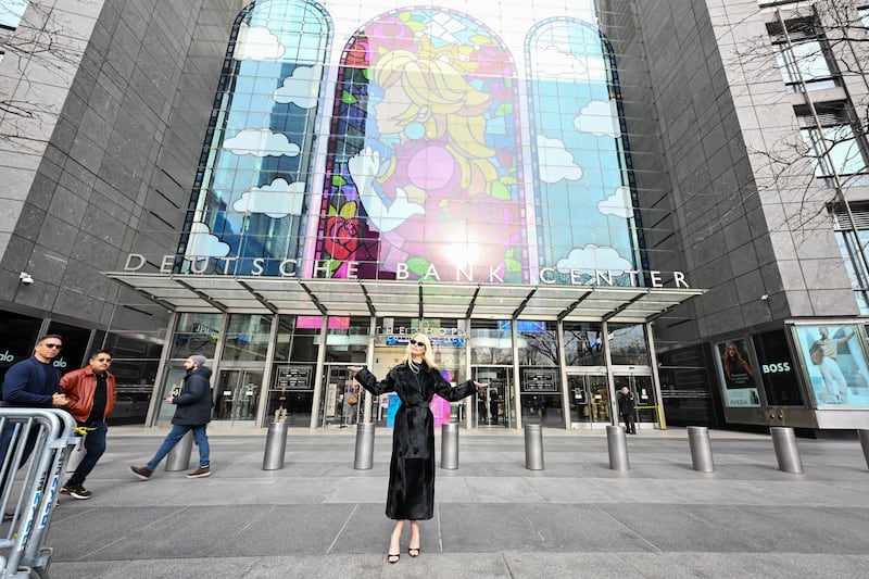 Anya Taylor-Joy attends as Universal Pictures, Nintendo and Illumination present a special Princess Peach Mural on March 18, 2026 in New York City.