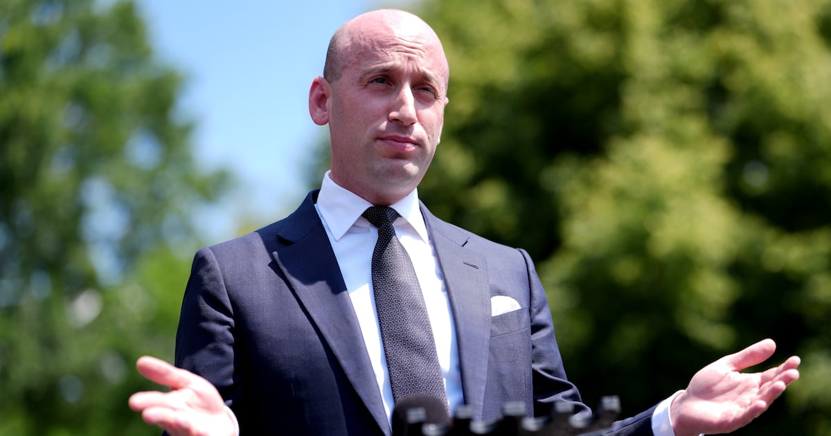 Stephen Miller Plays Happy Family After Wife Left with Musk