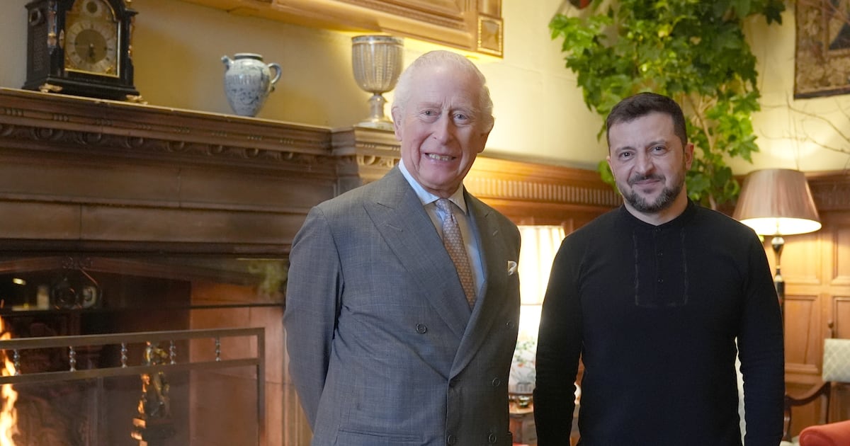 Zelensky Gets Tea With King Charles After Getting Kicked Out of White ...
