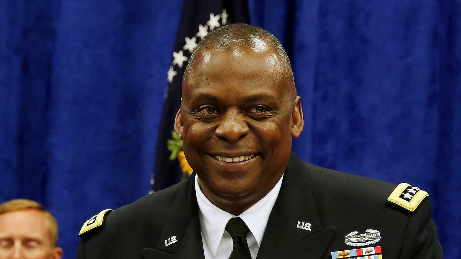 Barack Obama and Lloyd Austin.