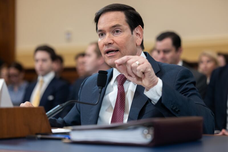 Secretary of State Marco Rubio would not answer the exact same question he asked in 2017 during a House Foreign Affairs Committee hearing on May 21, 2025.