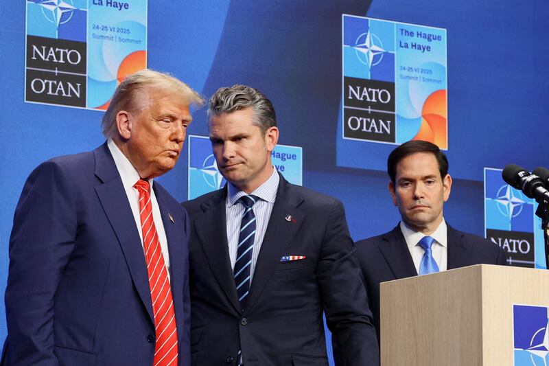 “The biggest adversary we face at this point are the reckless naysayers and defeatist words of congressional Democrats and some Republicans,” Hegseth told lawmakers about the Iran war.