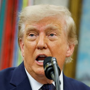 U.S. President Donald Trump speaks during an event to mark the launch of "Trump Accounts" in the Oval Office at the White House in Washington, D.C., U.S., July 6, 2026.