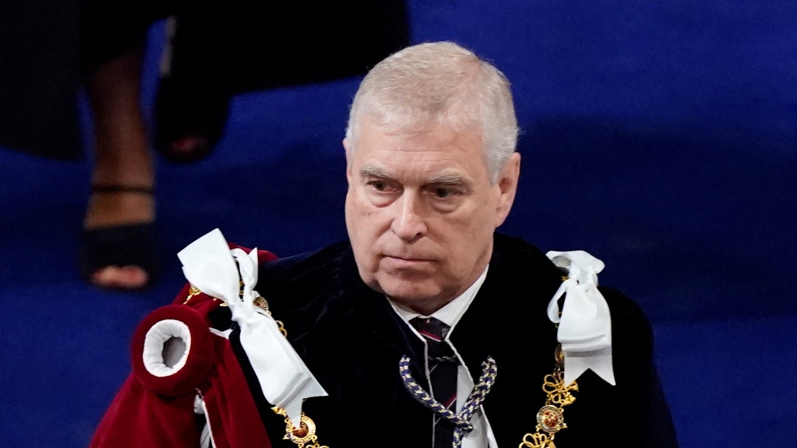 Andrew at the coronation of King Charles III