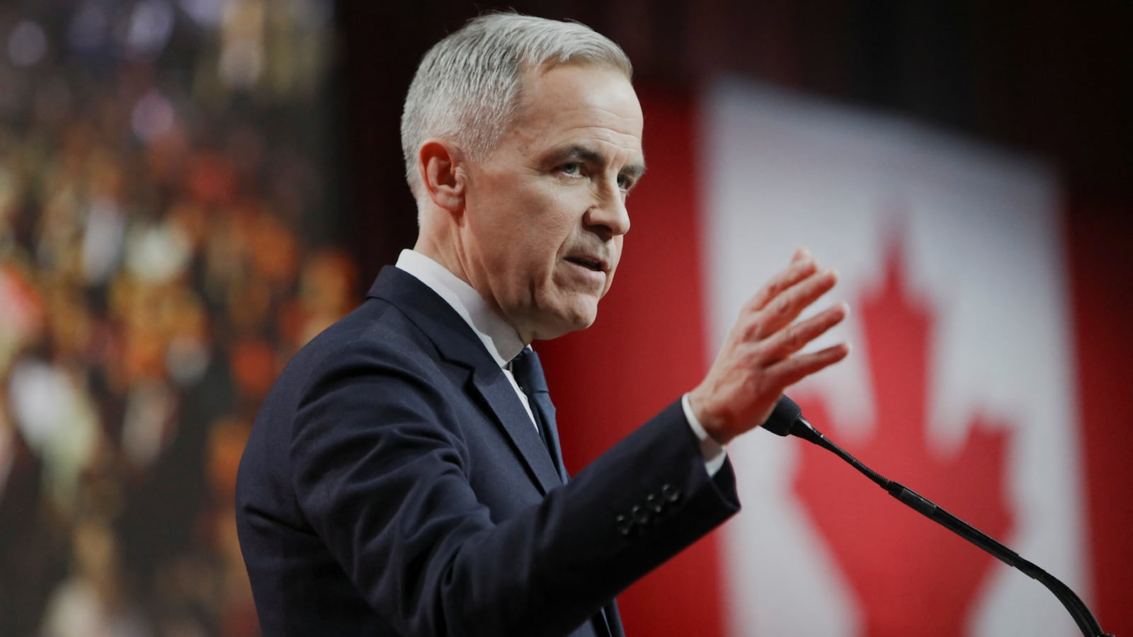 Former Bank of Canada and Bank of England governor Mark Carney speaks after he won the race to become leader of Canada's ruling Liberal Party and will succeed Justin Trudeau as Prime Minister, in Ottawa, Ontario, Canada, March 9, 2025. REUTERS/Amber Bracken/Pool TPX IMAGES OF THE DAY