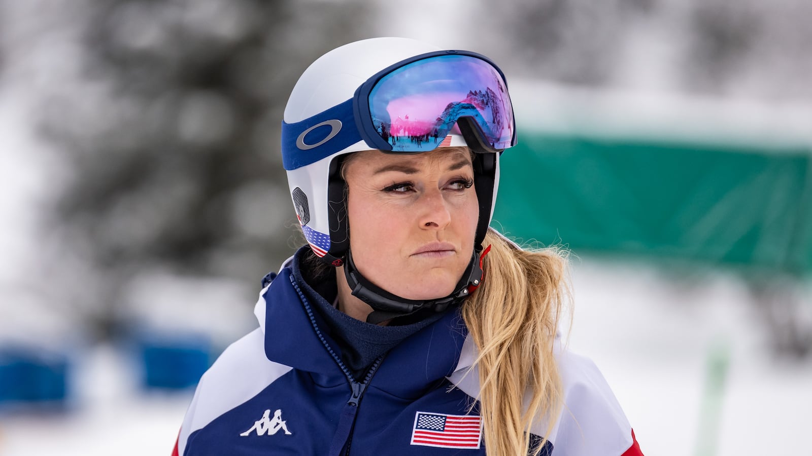 CORTINA D'AMPEZZO, ITALY - FEBRUARY 6: Lindsey Vonn of Team United States during the course inspection before the Downhill Training of the Milano Cortina 2026 Winter Olympic Games at Tofane Alpine Skiing Centre on February 6, 2026 in Cortina d'Ampezzo, Italy. (Photo by Daniel Kopatsch/VOIGT/GettyImages)