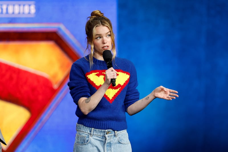Alcock briefly played the role of Supergirl last year in "Superman."
