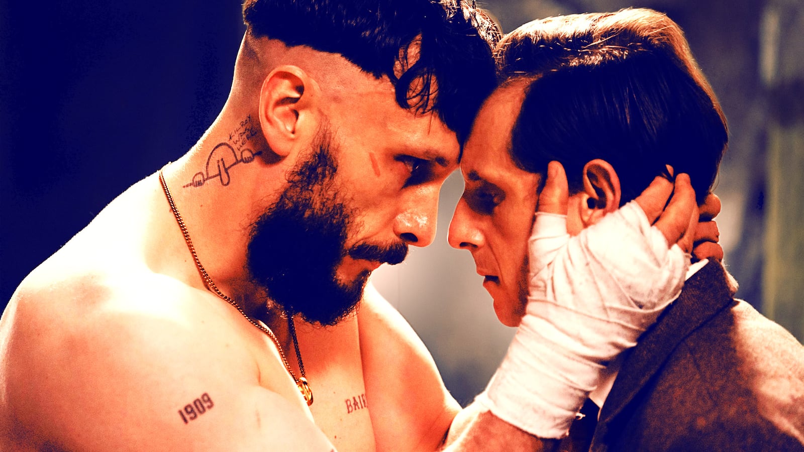 Richard Gadd and Jamie Bell in "Half Man"