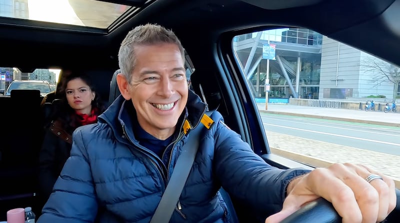Transportation Secretary Sean Duffy in a scene from The Great American Road Trip.