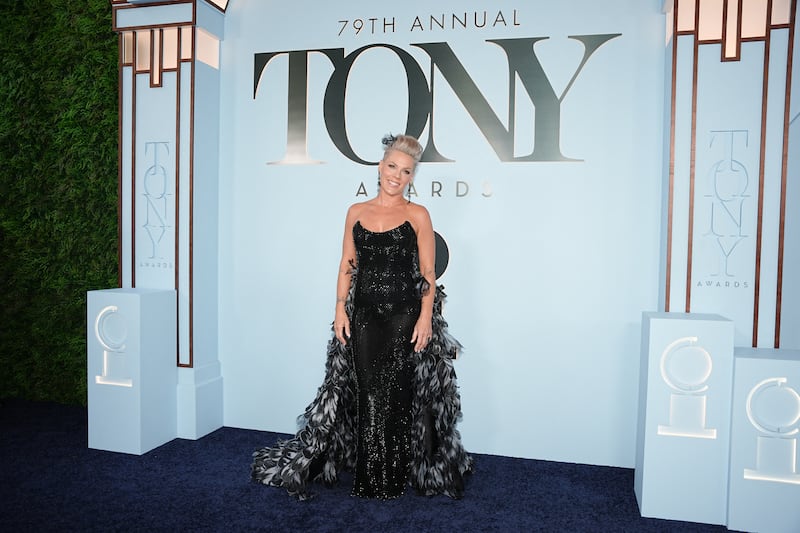 Pink attends the 79th Annual Tony Awards in New York City, U.S., June 7, 2026. REUTERS/Angelina Katsanis