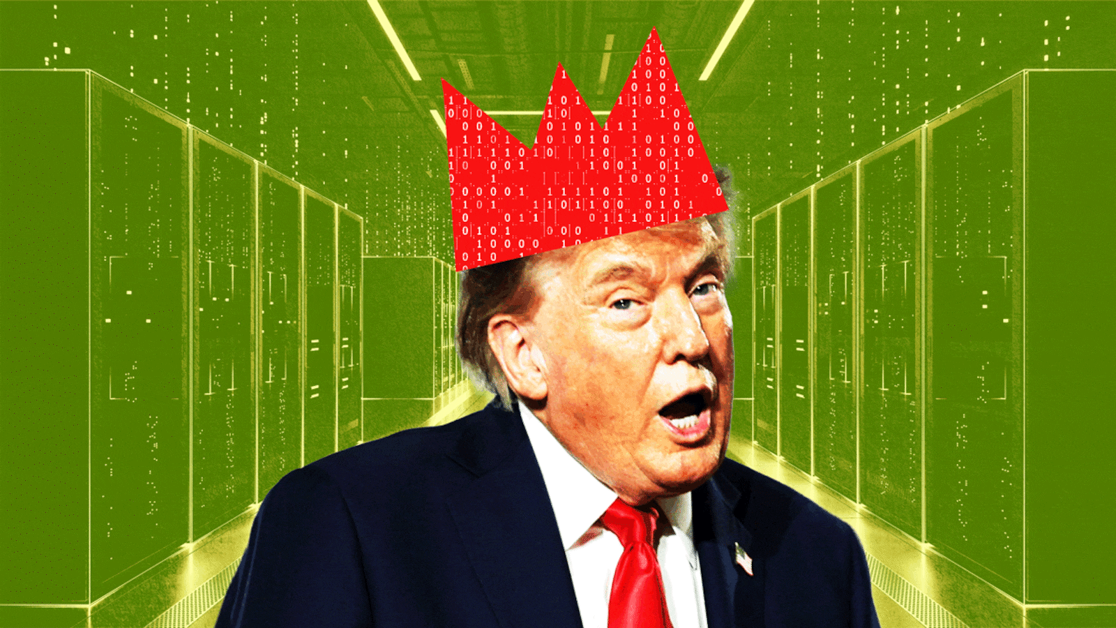 Donald Trump, Data center