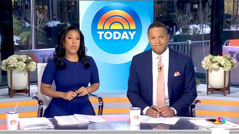 Sheinelle Jones and Craig Melvin on the TODAY show.