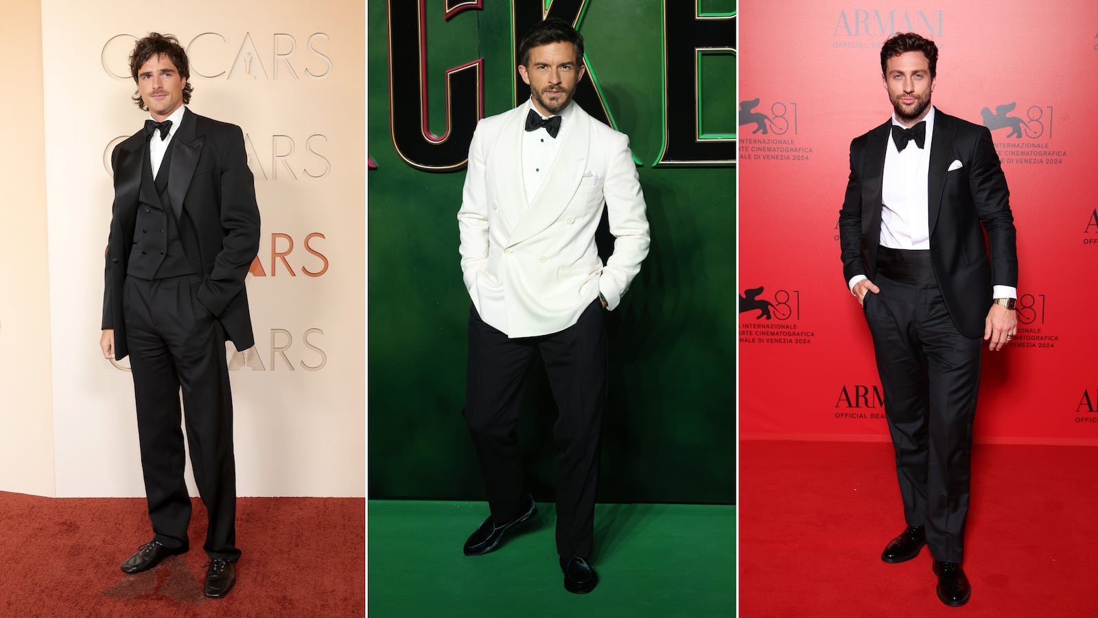 Jacob Elordi, Jonathan Bailey, and Aaron Taylor-Johnson