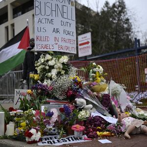 A memorial to Aaron Bushnell