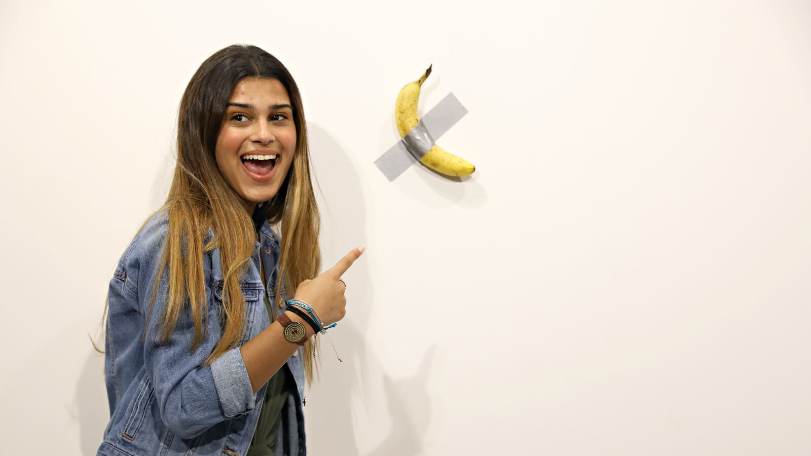 Maurizio Cattelan's "Comedian"