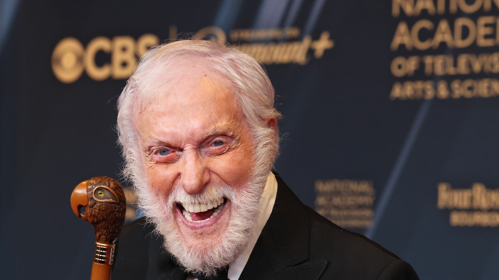 LOS ANGELES, CALIFORNIA - JUNE 07: Dick Van Dyke, winner, poses at the 51st annual Daytime Emmys Awards at The Westin Bonaventure Hotel & Suites, Los Angeles on June 07, 2024 in Los Angeles, California. (Photo by Rodin Eckenroth/Getty Images)