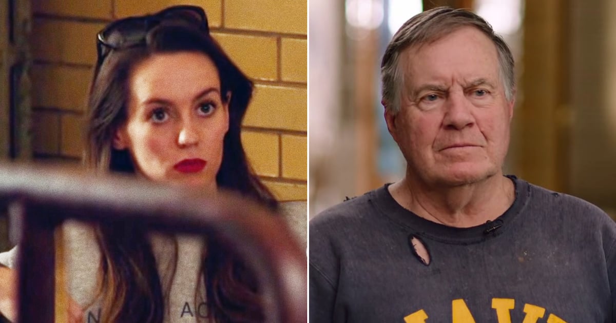 Belichick Scolded by Girlfriend, 24, in Awkward TV Interview