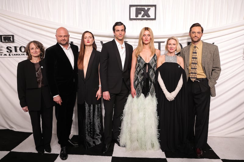 Nina Jacobson, Brad Simpson, Grace Gummer, Paul Anthony Kelly, Sarah Pidgeon, Naomi Watts and Connor Hines attend the premiere of FX’s “Love Story: John F. Kennedy Jr. & Carolyn Bessette”