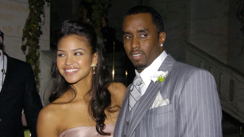 Cassie Ventura and Sean Combs are pictured at the New York Public Library for the 2006 CFDA Fashion Awards on June 5, 2006. (Richard Corkery /  via Getty Images)