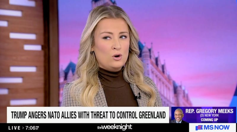 Sarah Matthews speaks on MS Now.