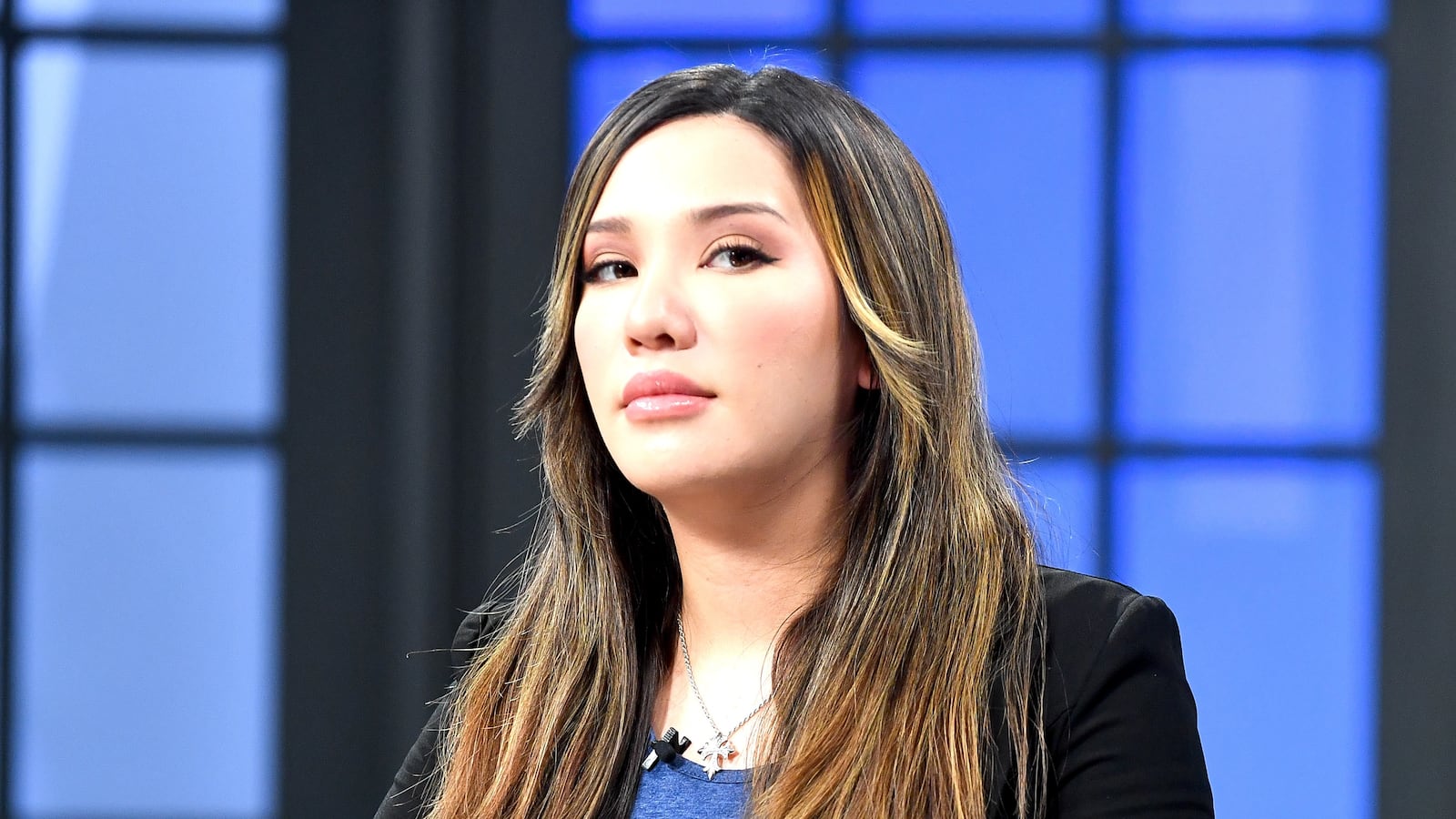 Lauren Chen is seen on set of "Candace"