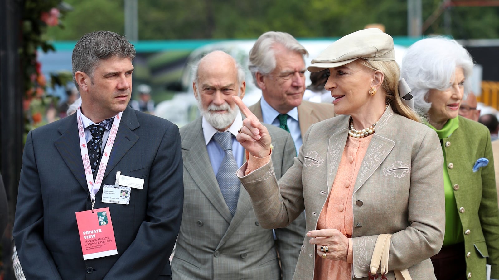 Britain’s Princess Michael of Kent and Prince Michael of Kent arrive at the Chelsea Flower Show in London, Britain May 20, 2019.