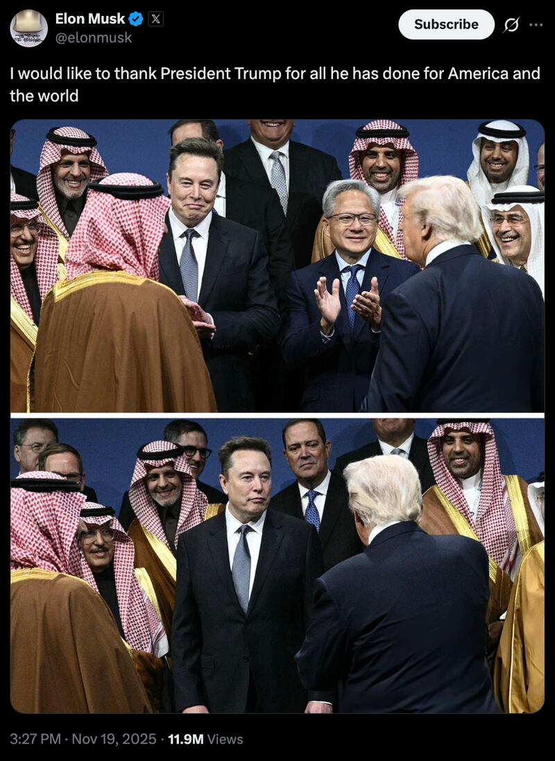 Donald Trump and Elon Musk