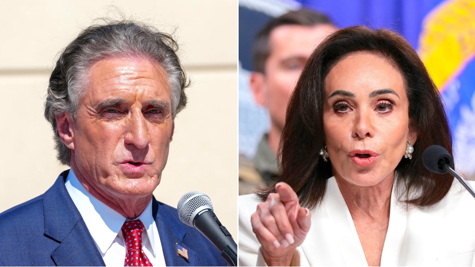 Doug Burgum and Jeanine Pirro.