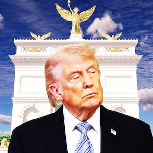 Donald Trump, vanity projects photo illustration