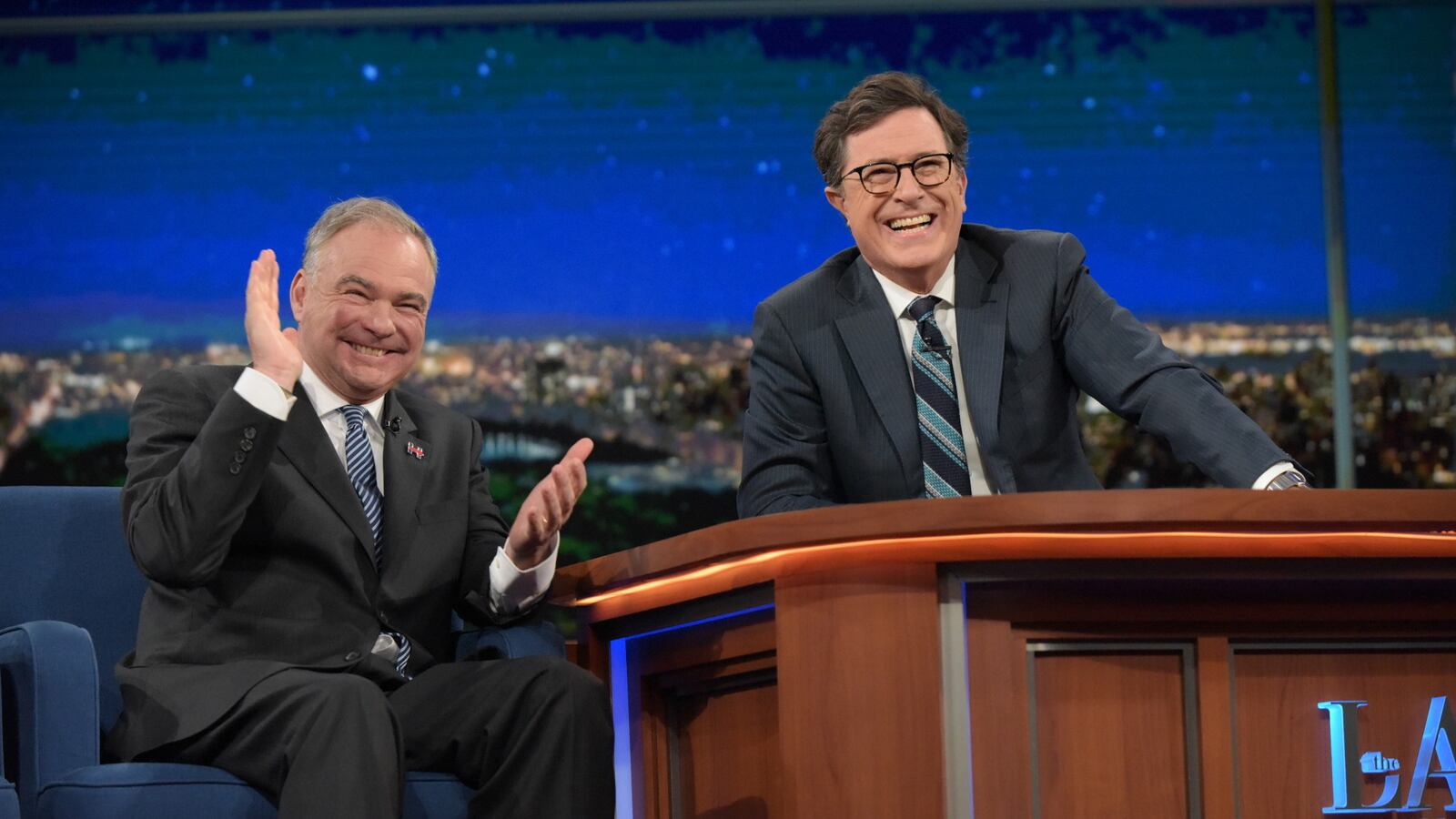articles/2016/08/26/tim-kaine-goes-into-attack-dog-mode-on-colbert-donald-trump-s-for-himself/160825-wilstein-kaine-colbert-tease_pw6vql