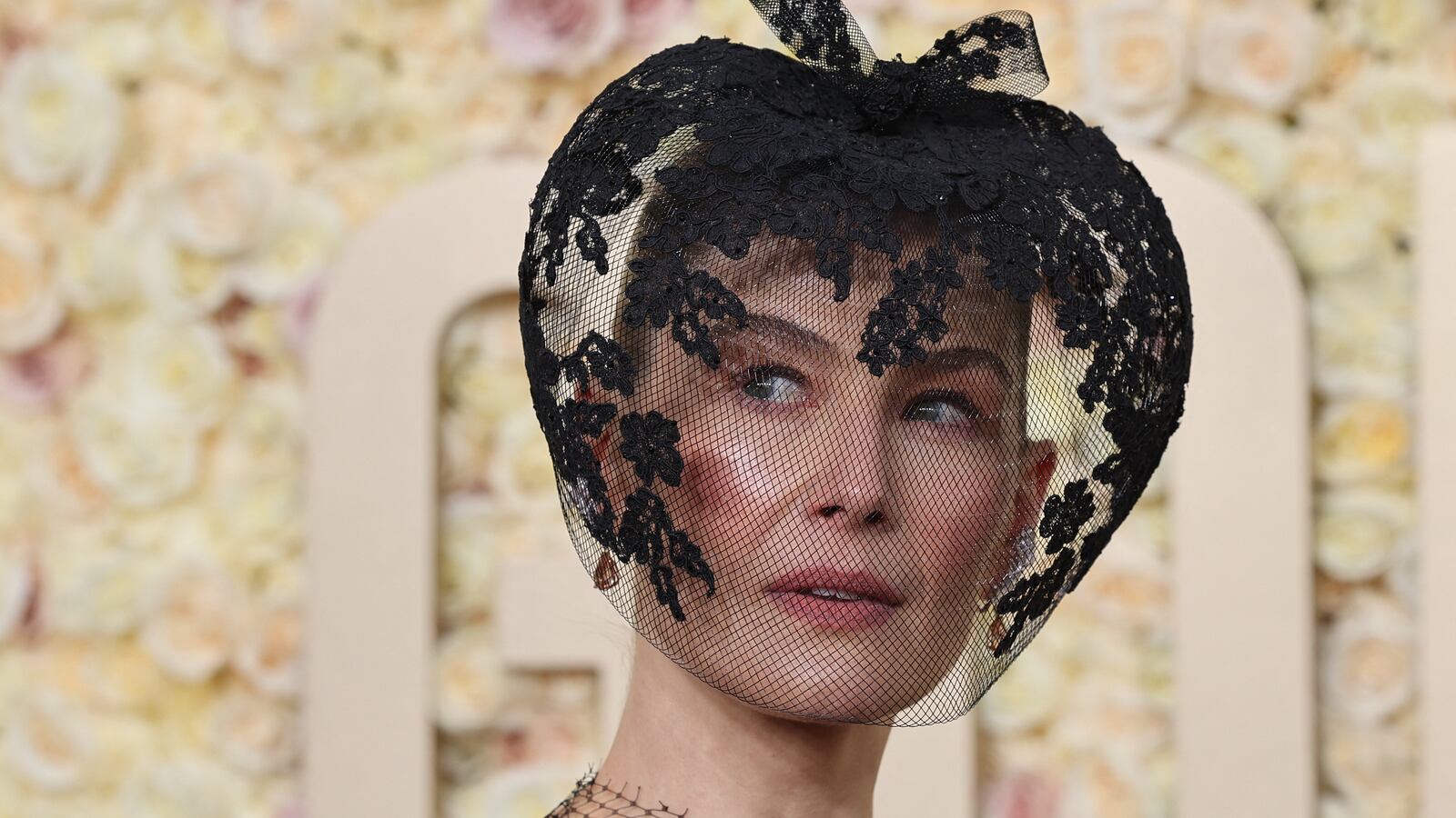 Rosamund Pike attends the 81st Annual Golden Globe Awards in Beverly Hills, California, U.S., January 7, 2024.