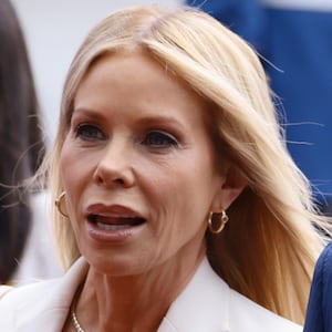 U.S. Health and Human Services Secretary Robert F. Kennedy Jr. (R) and his wife Cheryl Hines