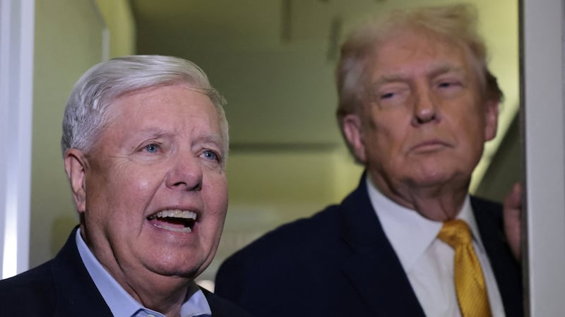 Lindsey Graham and Donald Trump