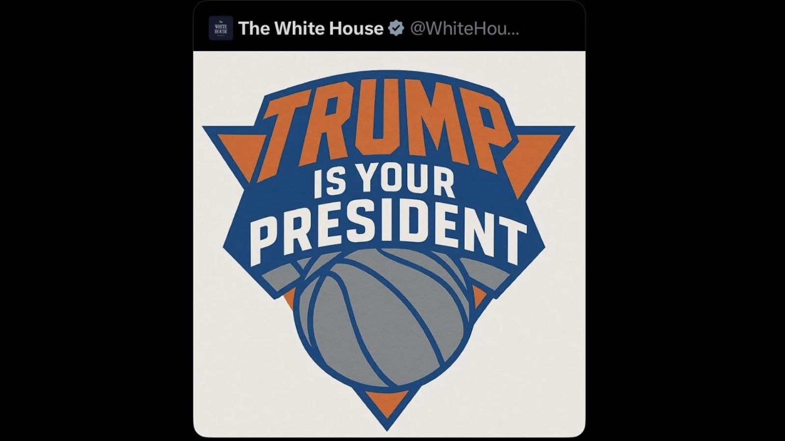 Edited version of the New York Knicks logo