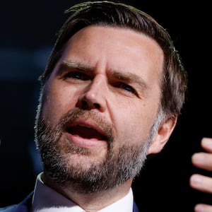 U.S. Vice President JD Vance speaks during a Turning Point USA event at Akins Ford Arena at the Classic Center, April 14, 2026, in Athens, Georgia, U.S. Chip Somodevilla/Pool via REUTERS