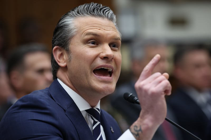 Defense Secretary Pete Hegseth told a Democratic lawmaker "shame on you" during a hearing before the House Armed Services Committee on April 29, 2026 after Rep. John Raymond Garamendi accused Trump of getting the U.S. into a quagmire in Iran.