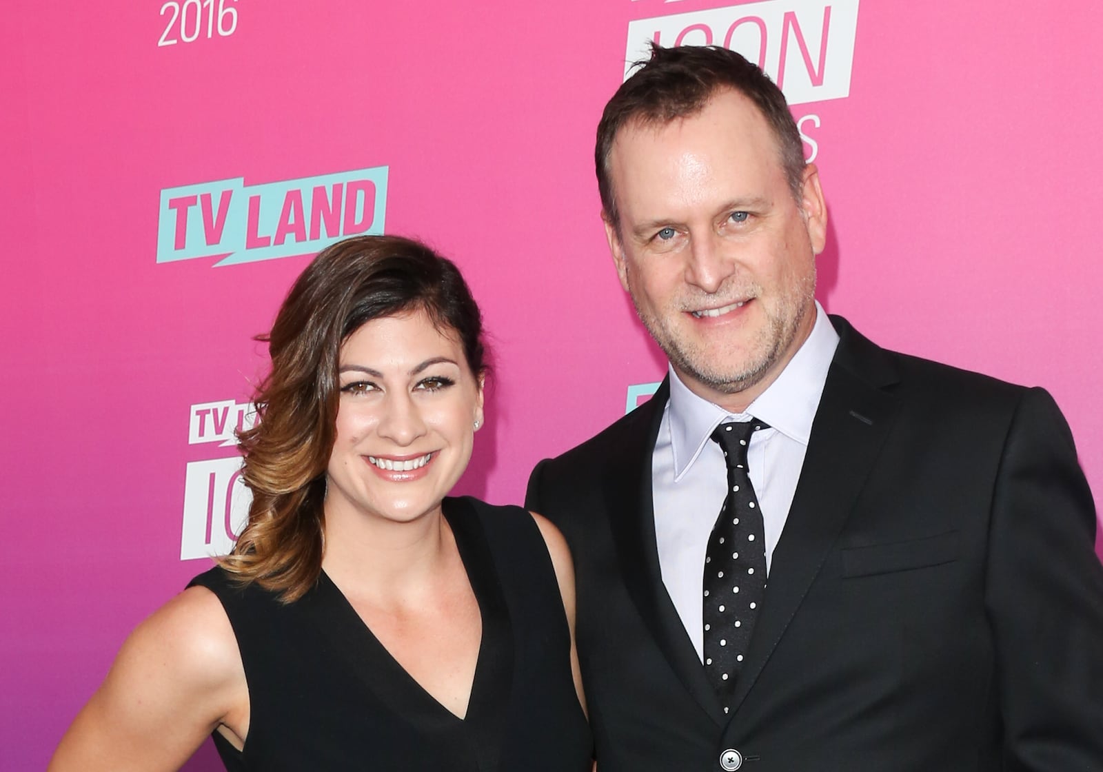 Coulier and his wife, Melissa Bring, at the TV Land Icon Awards on April 10, 2016.