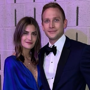 U.S. Rep. Max Miller (R-OH) and his estranged wife Emily Moreno Miller pose together in an undated photo.
