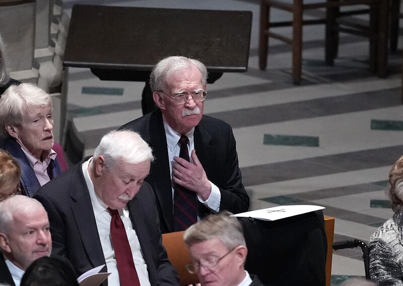 John Bolton, a former Trump official turned anti-MAGA CNN pundit, was among Thursday’s attendees.