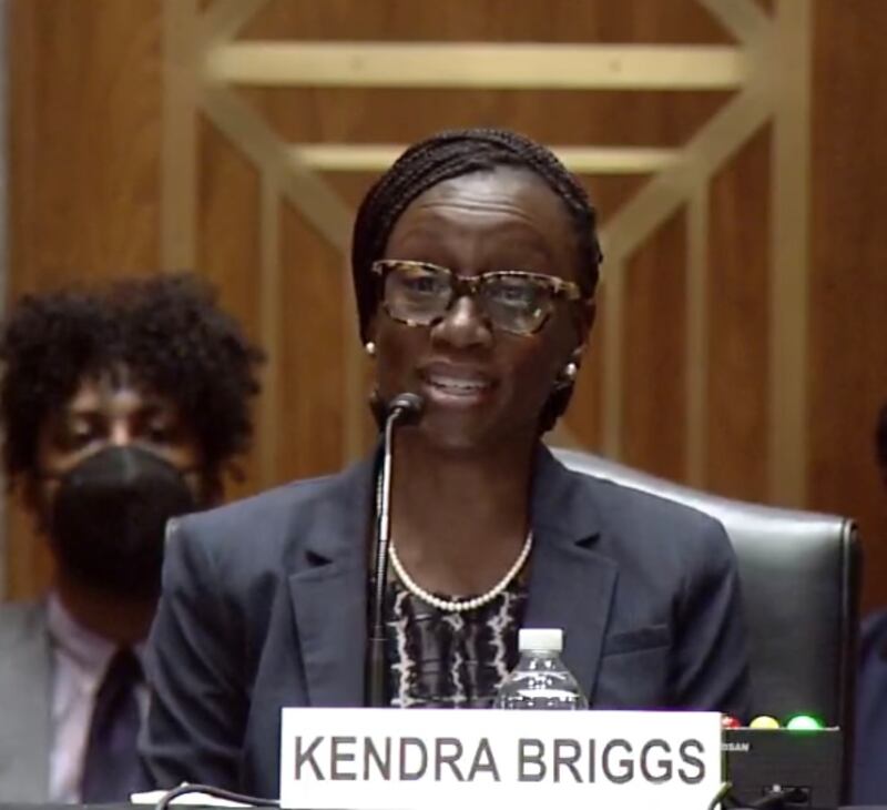 Kenda Briggs, 50, is an associate judge of the Superior Court of the District of Columbia. She was appointed to the position by former President Joe Biden.