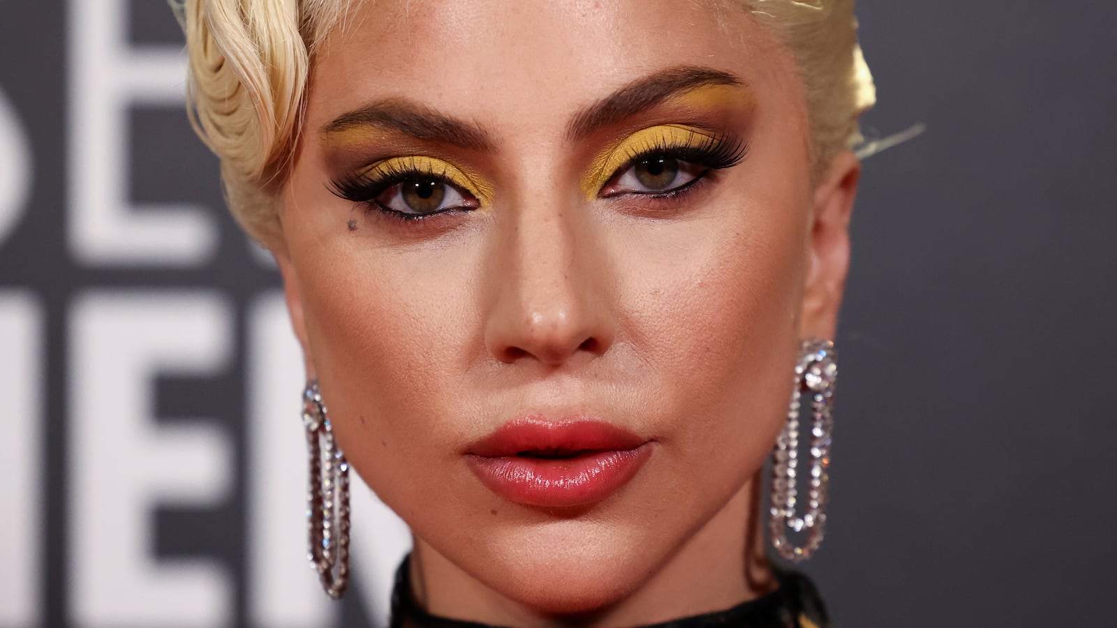 Actor Lady Gaga attends the 27th annual Critics Choice Awards at the Savoy Hotel in London.